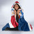 Dominican Republic Independence Day Hooded Blanket Coat Of Arms Flag Style LT01