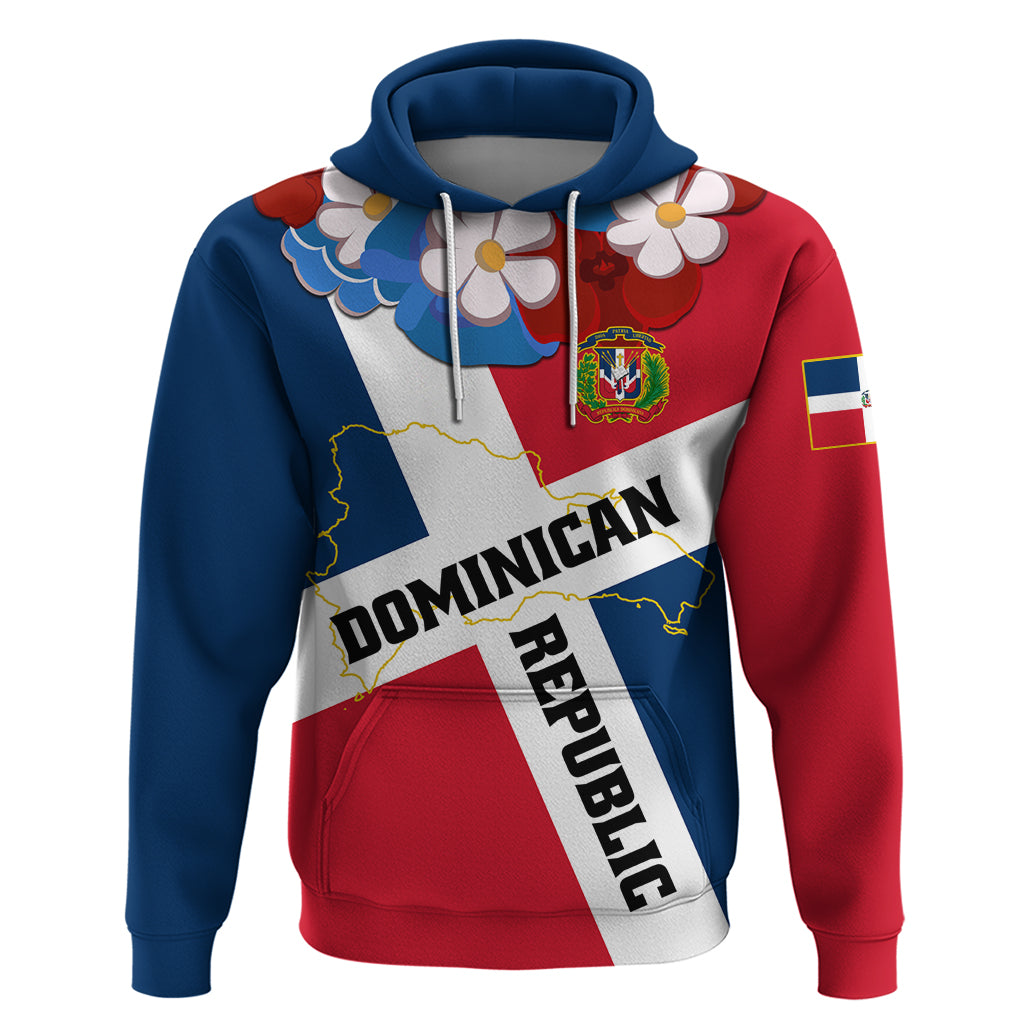 Dominican Republic Independence Day Hoodie Coat Of Arms Flag Style - Wonder Print Shop