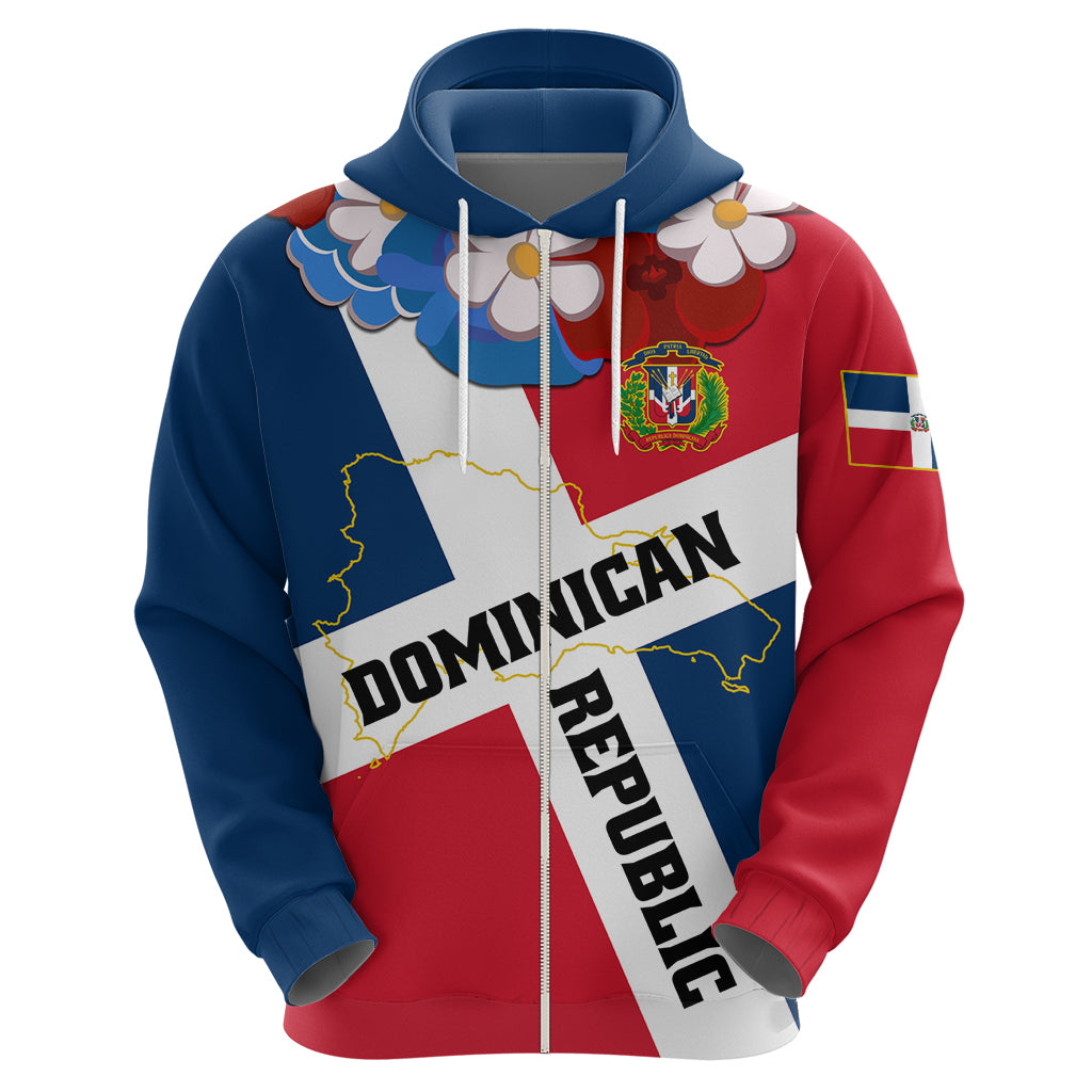 Dominican Republic Independence Day Hoodie Coat Of Arms Flag Style - Wonder Print Shop