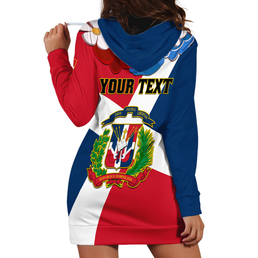 Dominican Republic Independence Day Hoodie Dress Coat Of Arms Flag Style - Wonder Print Shop