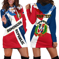 Dominican Republic Independence Day Hoodie Dress Coat Of Arms Flag Style - Wonder Print Shop