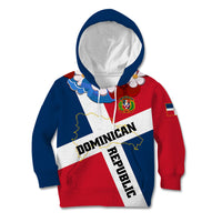 Dominican Republic Independence Day Kid Hoodie Coat Of Arms Flag Style - Wonder Print Shop