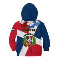 Dominican Republic Independence Day Kid Hoodie Coat Of Arms Flag Style - Wonder Print Shop