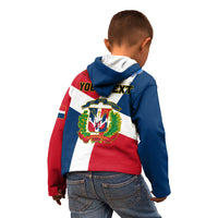 Dominican Republic Independence Day Kid Hoodie Coat Of Arms Flag Style - Wonder Print Shop