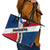 Dominican Republic Independence Day Leather Tote Bag Coat Of Arms Flag Style - Wonder Print Shop