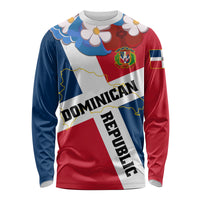 Dominican Republic Independence Day Long Sleeve Shirt Coat Of Arms Flag Style - Wonder Print Shop