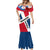 Dominican Republic Independence Day Mermaid Dress Coat Of Arms Flag Style - Wonder Print Shop