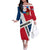 Dominican Republic Independence Day Off The Shoulder Long Sleeve Dress Coat Of Arms Flag Style - Wonder Print Shop