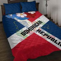Dominican Republic Independence Day Quilt Bed Set Coat Of Arms Flag Style - Wonder Print Shop