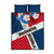 Dominican Republic Independence Day Quilt Bed Set Coat Of Arms Flag Style - Wonder Print Shop