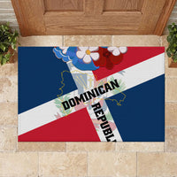 Dominican Republic Independence Day Rubber Doormat Coat Of Arms Flag Style - Wonder Print Shop