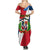 Dominican Republic Independence Day Summer Maxi Dress Coat Of Arms Flag Style - Wonder Print Shop