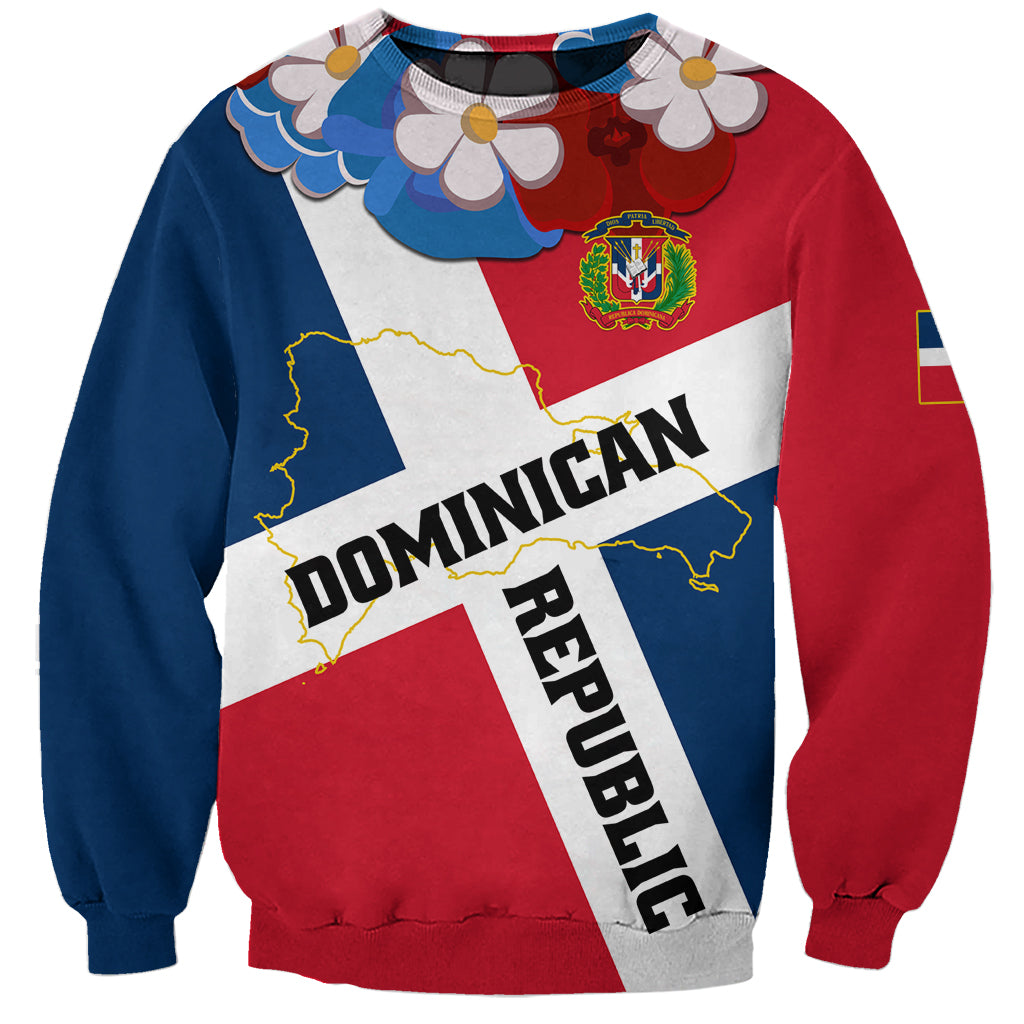 Dominican Republic Independence Day Sweatshirt Coat Of Arms Flag Style LT01