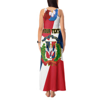Dominican Republic Independence Day Tank Maxi Dress Coat Of Arms Flag Style - Wonder Print Shop