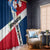 Dominican Republic Independence Day Window Curtain Coat Of Arms Flag Style - Wonder Print Shop