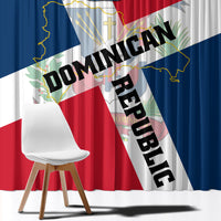 Dominican Republic Independence Day Window Curtain Coat Of Arms Flag Style - Wonder Print Shop