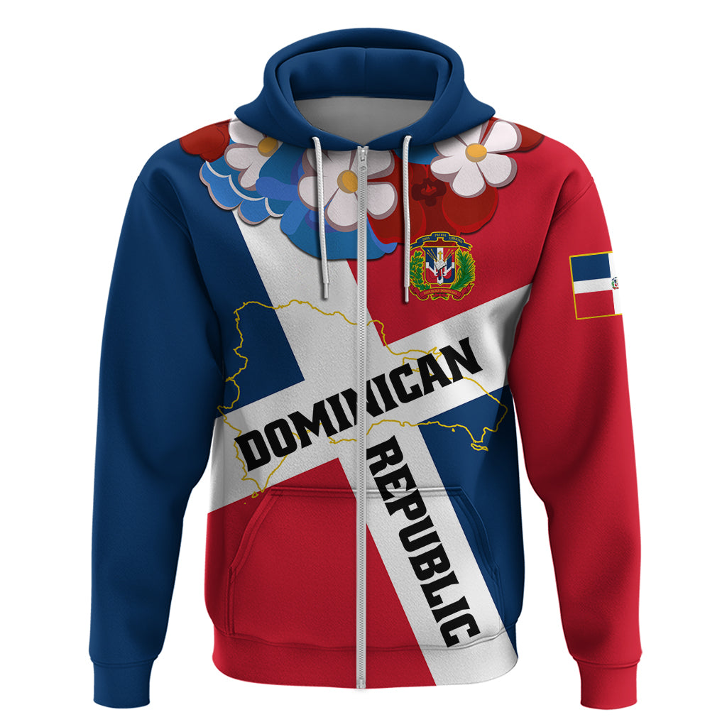 Dominican Republic Independence Day Zip Hoodie Coat Of Arms Flag Style LT01