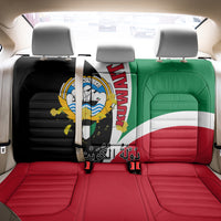 Kuwait National Day Back Car Seat Cover Kuwayt Coat Of Arms Arfaj Flower - Wonder Print Shop
