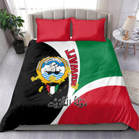 Kuwait National Day Bedding Set Kuwayt Coat Of Arms Arfaj Flower - Wonder Print Shop