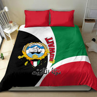 Kuwait National Day Bedding Set Kuwayt Coat Of Arms Arfaj Flower - Wonder Print Shop