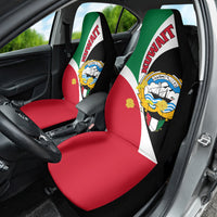 Kuwait National Day Car Seat Cover Kuwayt Coat Of Arms Arfaj Flower - Wonder Print Shop
