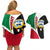 Kuwait National Day Couples Matching Off Shoulder Short Dress and Hawaiian Shirt Kuwayt Coat Of Arms Arfaj Flower - Wonder Print Shop