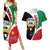 Kuwait National Day Couples Matching Summer Maxi Dress and Hawaiian Shirt Kuwayt Coat Of Arms Arfaj Flower - Wonder Print Shop
