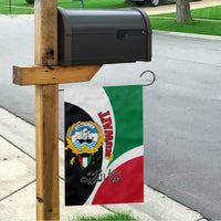 Kuwait National Day Garden Flag Kuwayt Coat Of Arms Arfaj Flower - Wonder Print Shop