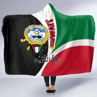 Kuwait National Day Hooded Blanket Kuwayt Coat Of Arms Arfaj Flower