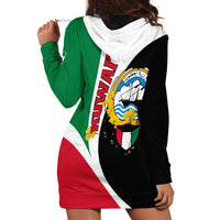 Kuwait National Day Hoodie Dress Kuwayt Coat Of Arms Arfaj Flower - Wonder Print Shop