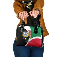 Kuwait National Day Shoulder Handbag Kuwayt Coat Of Arms Arfaj Flower