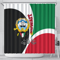 Kuwait National Day Shower Curtain Kuwayt Coat Of Arms Arfaj Flower
