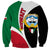 Kuwait National Day Sweatshirt Kuwayt Coat Of Arms Arfaj Flower - Wonder Print Shop