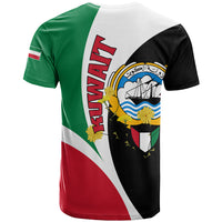 Kuwait National Day T Shirt Kuwayt Coat Of Arms Arfaj Flower - Wonder Print Shop