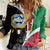 Kuwait National Day Women Casual Shirt Kuwayt Coat Of Arms Arfaj Flower - Wonder Print Shop