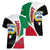 Kuwait National Day Women V Neck T Shirt Kuwayt Coat Of Arms Arfaj Flower - Wonder Print Shop