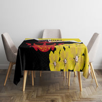 Brunei Darussalam National Day Tablecloth Coat Of Arms Simpor Flower - Wonder Print Shop