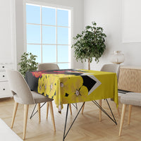 Brunei Darussalam National Day Tablecloth Coat Of Arms Simpor Flower - Wonder Print Shop