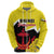Brunei Darussalam National Day Zip Hoodie Coat Of Arms Simpor Flower - Wonder Print Shop