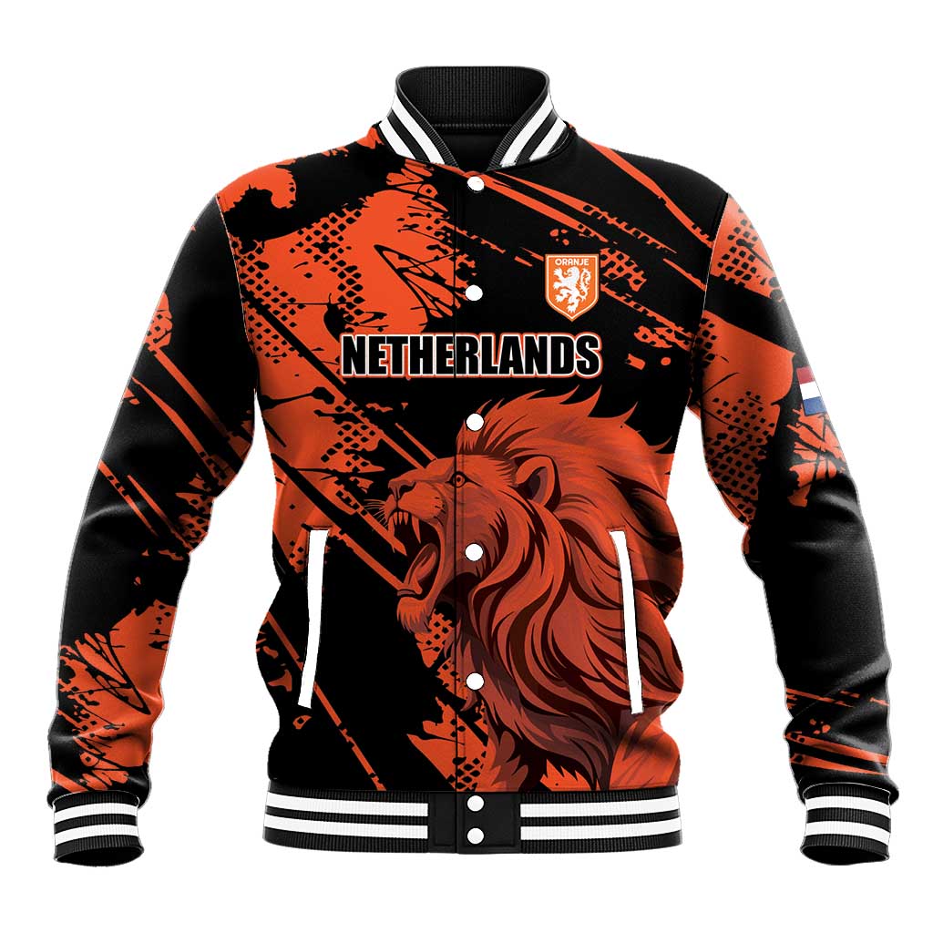 Custom Nederlands 2026 World Football Baseball Jacket Hup Holland Hup Lions - Wonder Print Shop