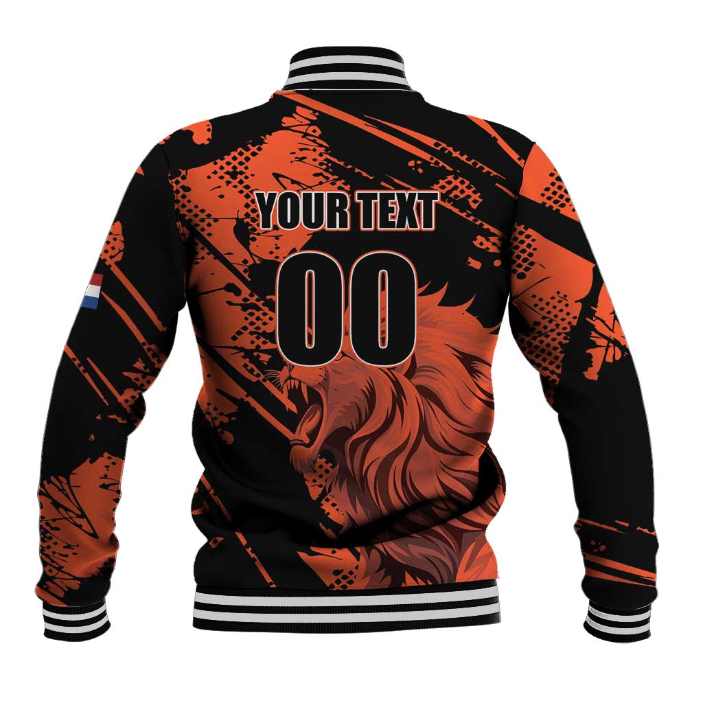 Custom Nederlands 2026 World Football Baseball Jacket Hup Holland Hup Lions - Wonder Print Shop