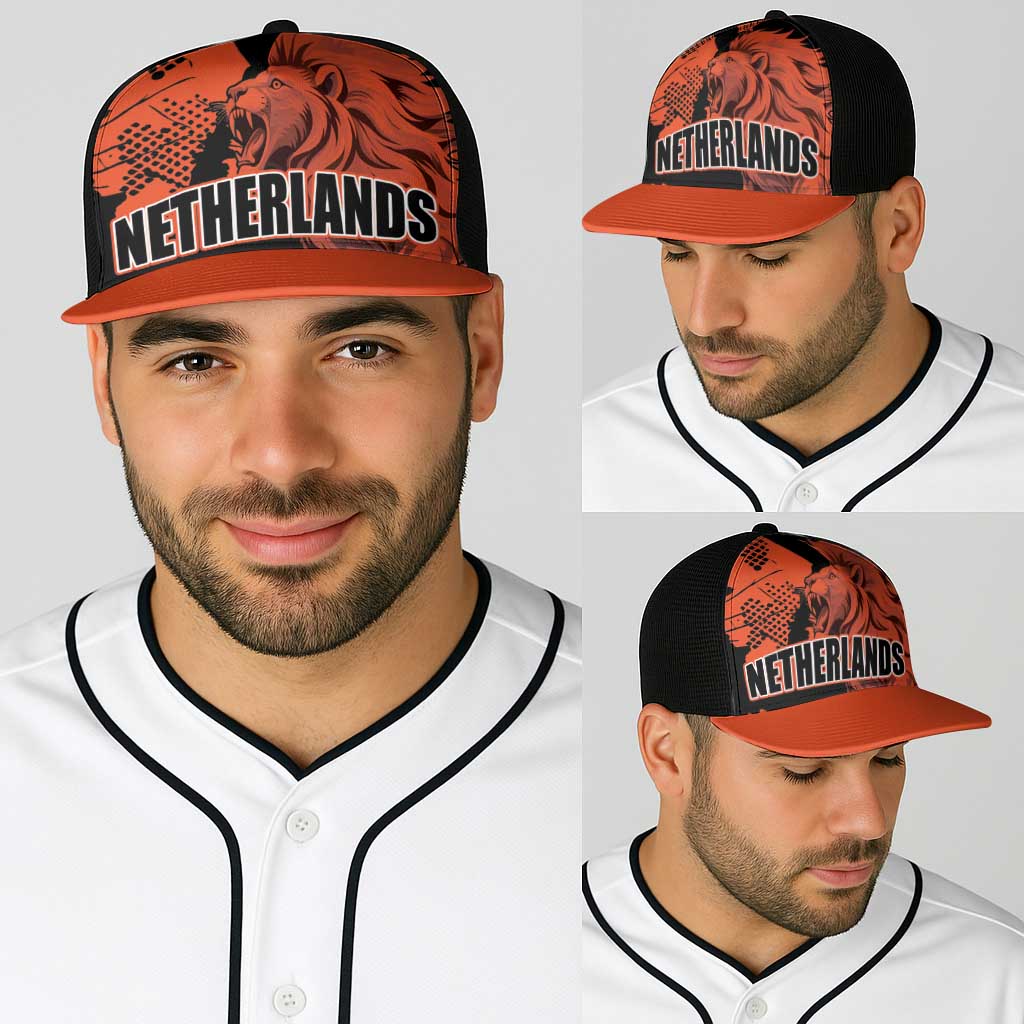 Nederlands 2026 World Football Baseball Net Cap Hup Holland Hup Lions - Wonder Print Shop