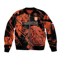 Custom Nederlands 2026 World Football Bomber Jacket Hup Holland Hup Lions - Wonder Print Shop