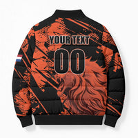 Custom Nederlands 2026 World Football Bomber Puffer Jacket Hup Holland Hup Lions - Wonder Print Shop