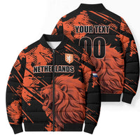 Custom Nederlands 2026 World Football Bomber Puffer Jacket Hup Holland Hup Lions - Wonder Print Shop