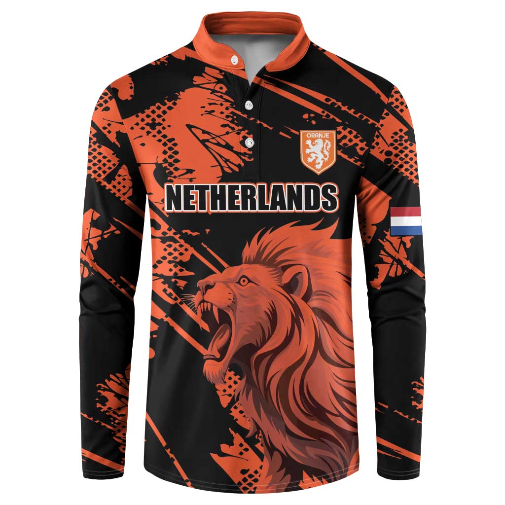 Custom Nederlands 2026 World Football Button Sweatshirt Hup Holland Hup Lions - Wonder Print Shop
