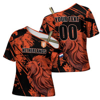 Custom Nederlands 2026 World Football Cross Shoulder Shirt Hup Holland Hup Lions - Wonder Print Shop