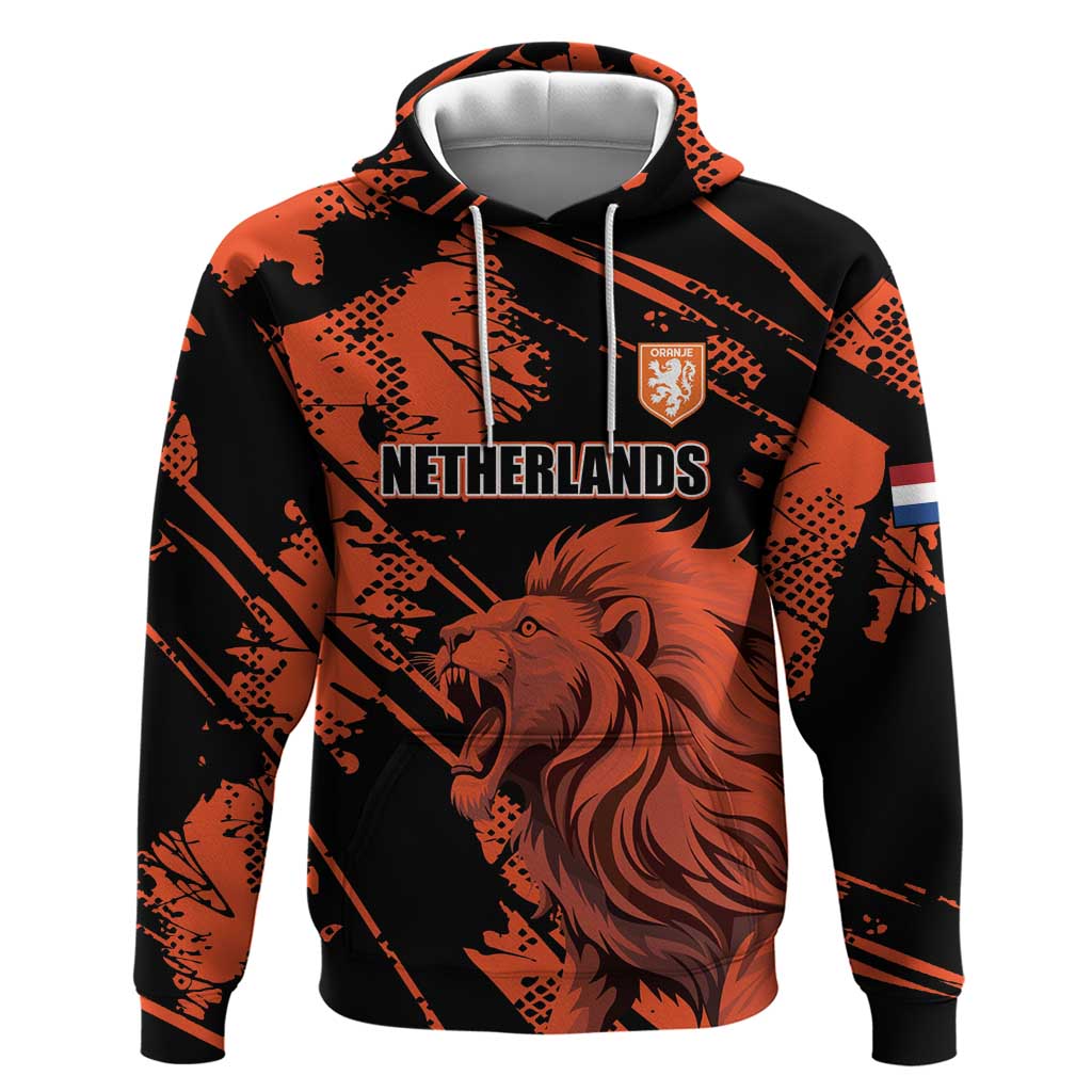Custom Nederlands 2026 World Football Hoodie Hup Holland Hup Lions - Wonder Print Shop