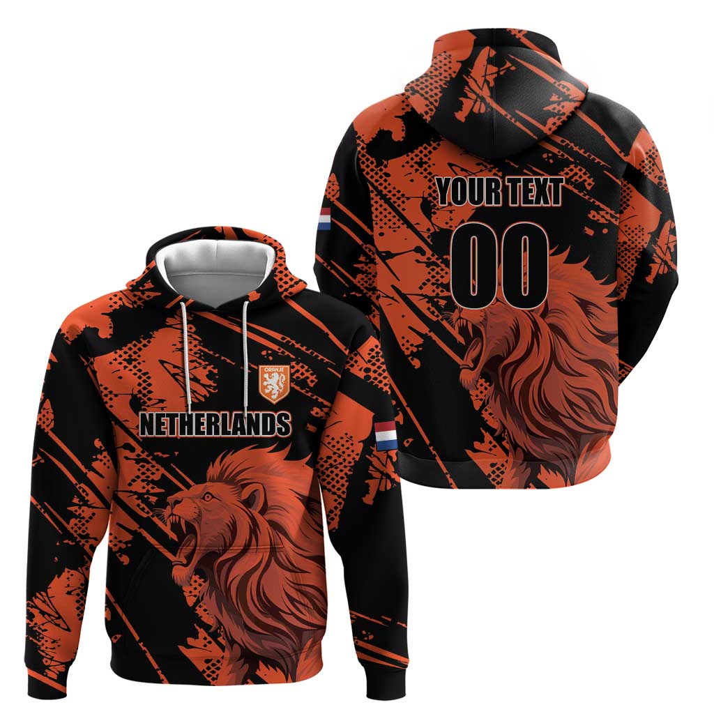 Custom Nederlands 2026 World Football Hoodie Hup Holland Hup Lions - Wonder Print Shop