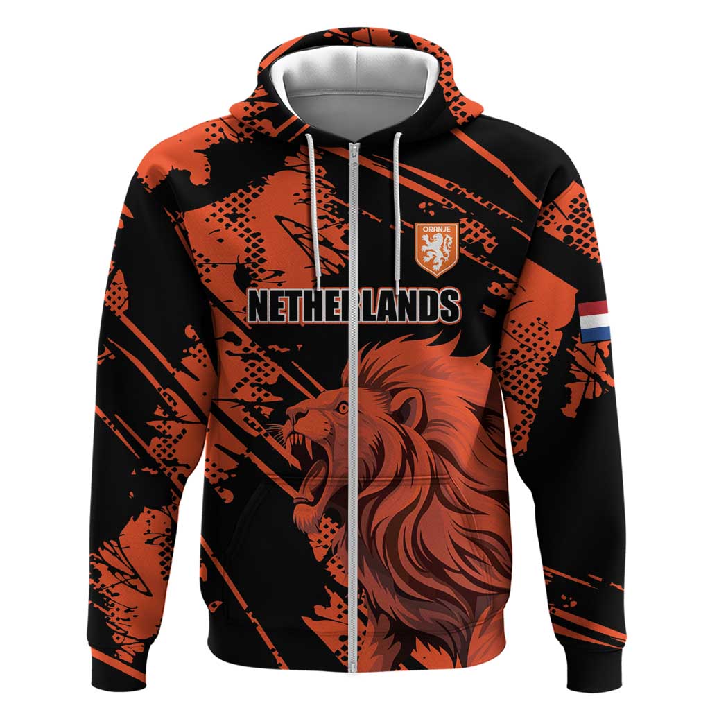 Custom Nederlands 2026 World Football Hoodie Hup Holland Hup Lions - Wonder Print Shop